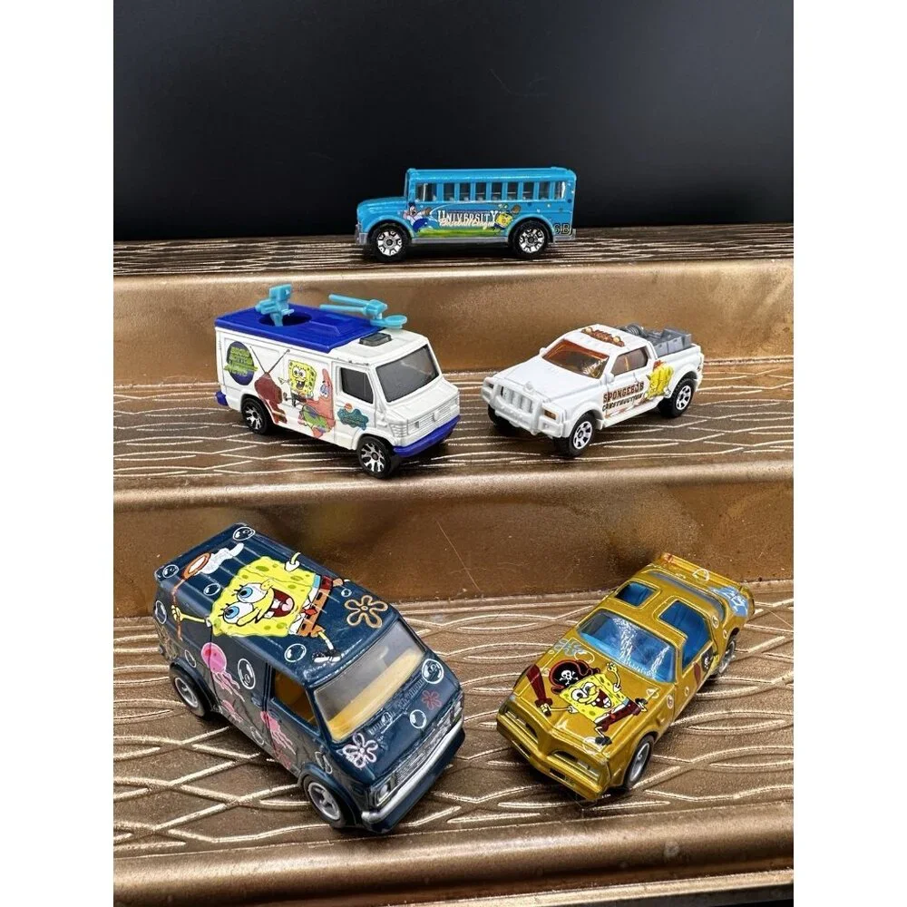 Racing‎ Champions SpongeBob SquarePants Nickelodeon Matchbox Lot 4 Diecast Cars